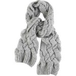 Burberry Like Cabled Scarf