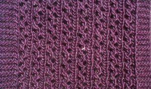 Eyelet Washcloth - Garter Eyelet Washcloth Knitting Pattern