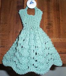 Free Knitting Pattern: Princess Crown Dishcloth |