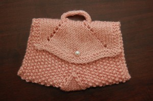 Free Knitting Pattern Make-up Bag - Crocheting Patterns, Knit Patterns