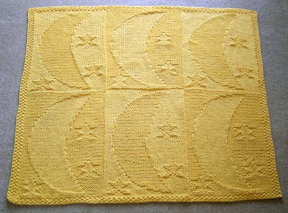 Free Knitting Pattern khs-diagonalBabyBlanket Diagonal Pattern