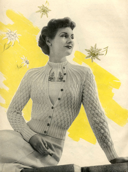 Midsummer White Vintage Knitting Pattern
