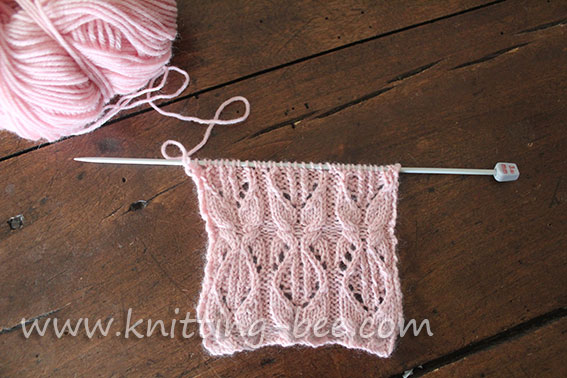 cabled-lace-knitting-stitch-pattern-1 ⋆ Knitting Bee