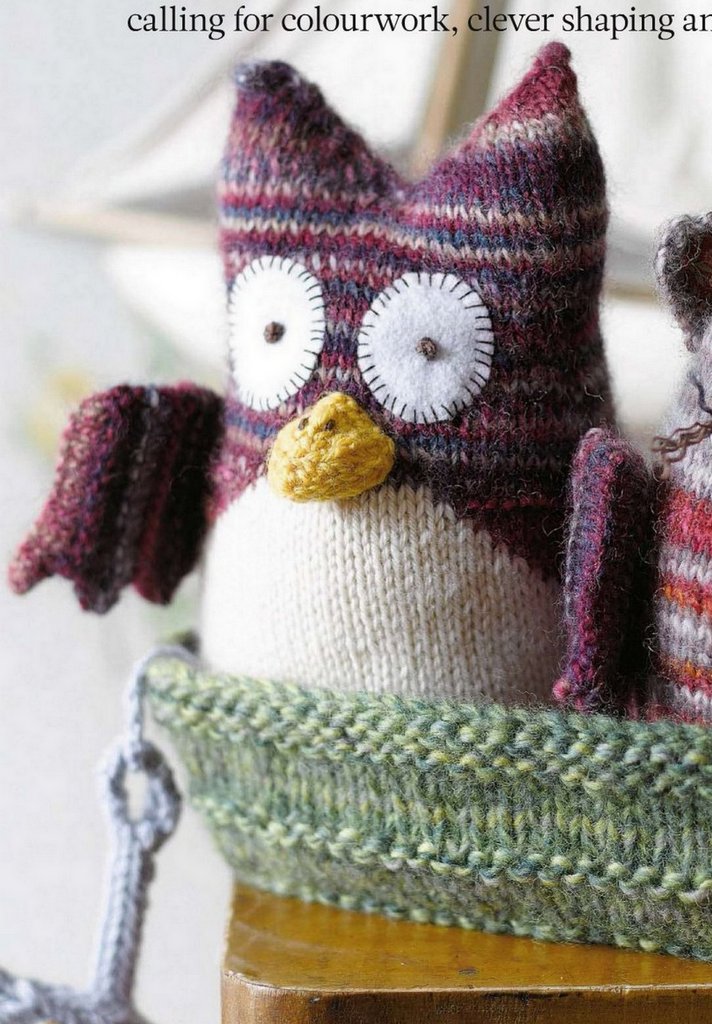 Free owl Patterns ⋆ Knitting Bee (6 free knitting patterns)