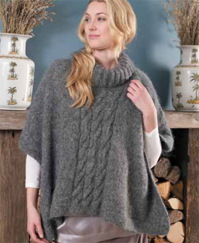 Ponchos & Capes ⋆ Knitting Bee (9 free knitting patterns)