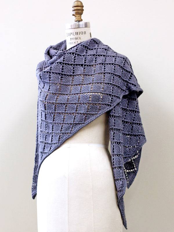 Dorothea Diamond Lace Shawl Knitting Pattern Free