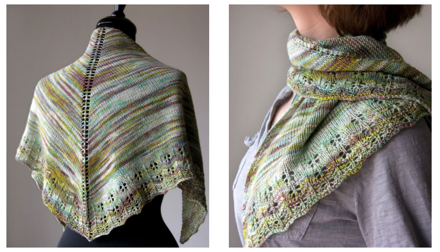 Free free stitch shawl knitting patterns