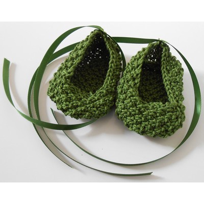 Baby Ballet Slippers Free Knitting Pattern
