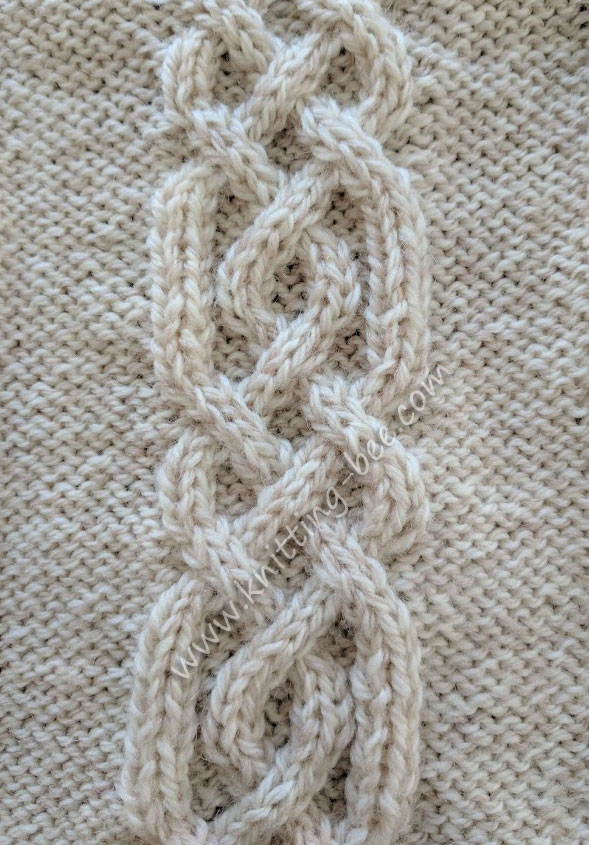 Aran Cable Free Knitting Stitch