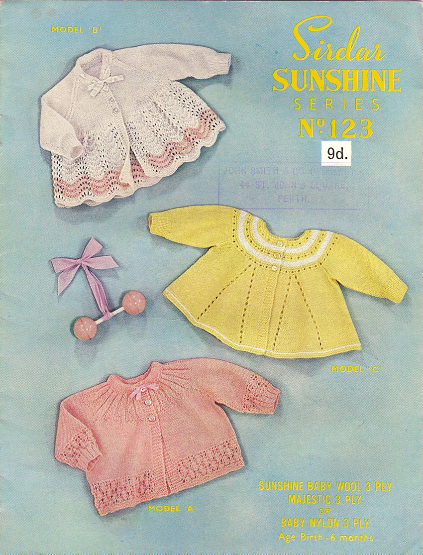 vintage-sirdar-knitting-pattern-baby-matinee-coat ...