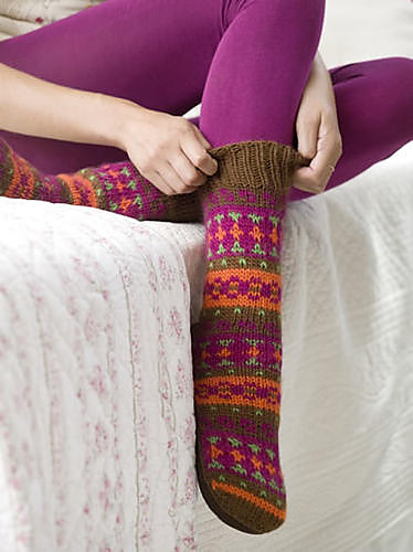 Image result for Adirondacks Slipper Socks PATTERN NUMBER SN0122