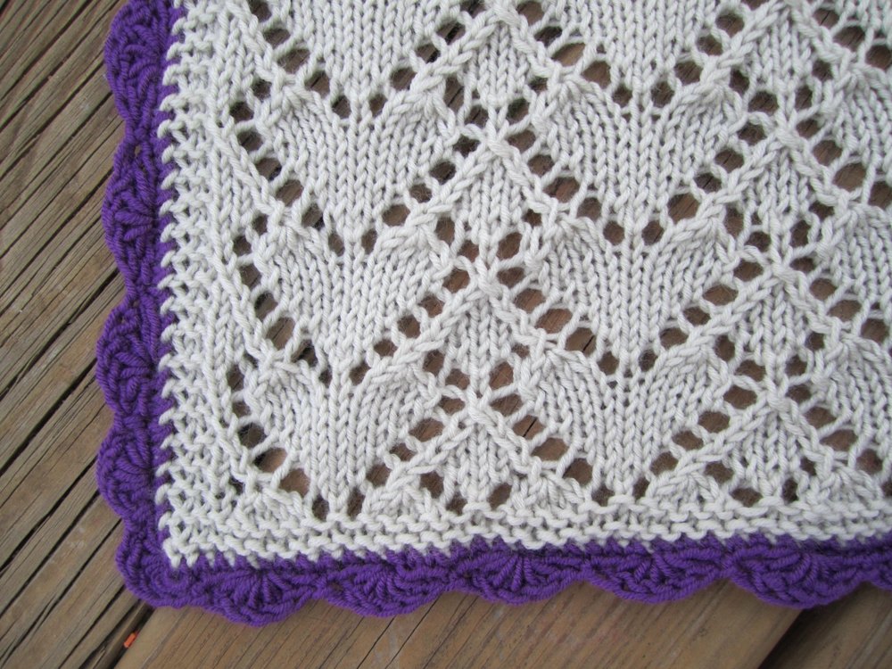 Sweethearts Baby Blanket Free Knitting Pattern 1 ⋆ Knitting Bee