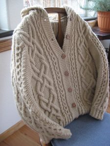 Aran Cardigan Knitting Patterns