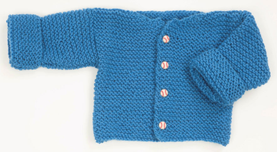 Free free garter stitch baby cardigan knitting patterns ...