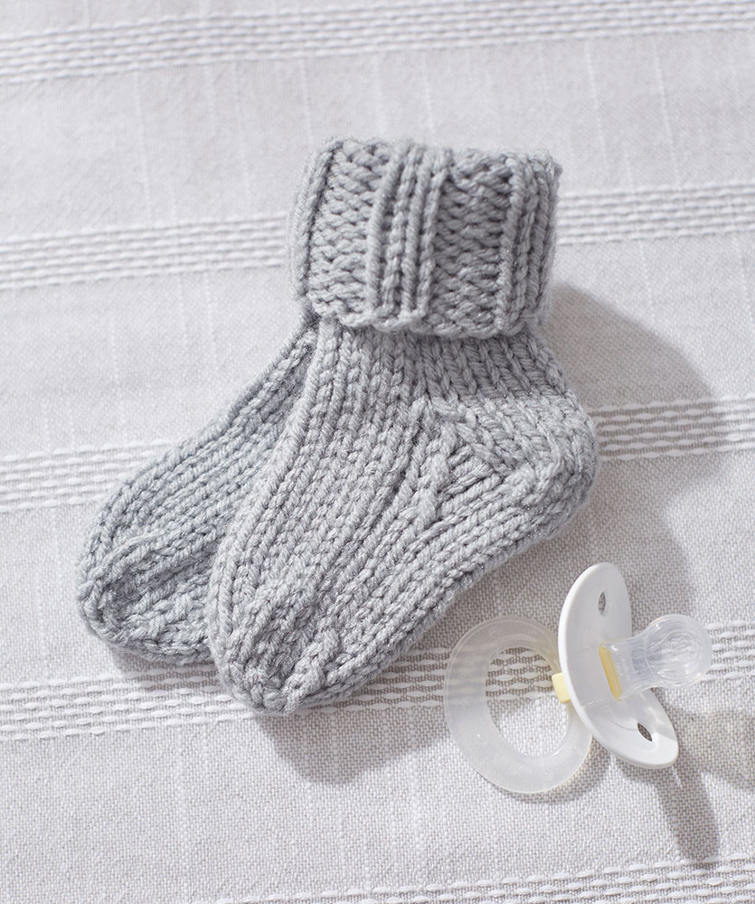 Knit Baby Socks Free Knitting Pattern