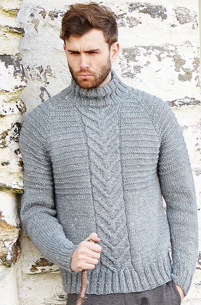 24+ Men's Cable Knit Sweater Pattern Free