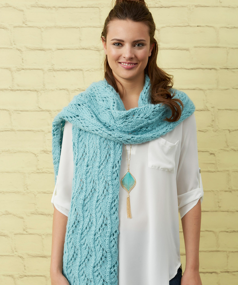 100+ Free Lace Scarf Knitting Patterns You'll Adore (121 ...