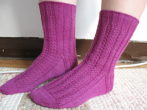 Learn to Knit a Sock - Knitting the Heel Flap