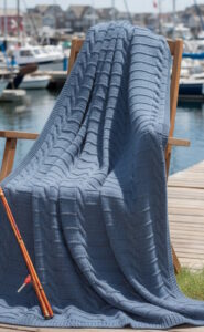 English Guernsey Inspired Fisherman’s Afghan – Free Knitting Pattern