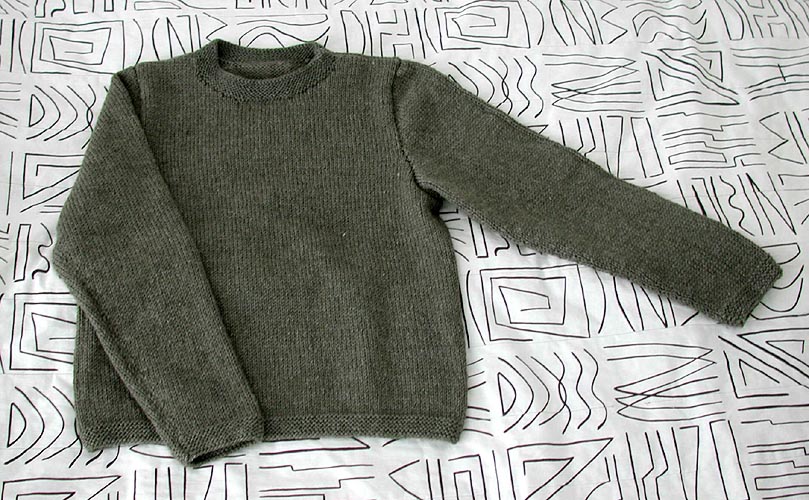 Sweater in Circular Knitting Chunky