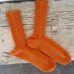 Cabled Socks Basic