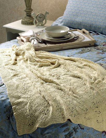 Knitting Pattern Central - Free Lace Afghans Knitting Pattern Link