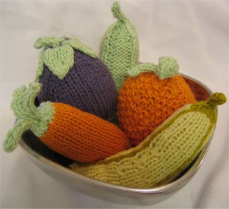 Baby Fruit and Veggie Rattle Patterns