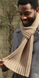 free mens scarf pattern