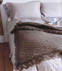 Mohair Lace Throw