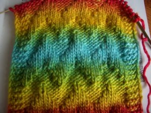 Peaks & Valleys Scarf Pattern