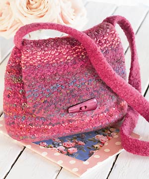 knitternall: Knitternall Felted Tote