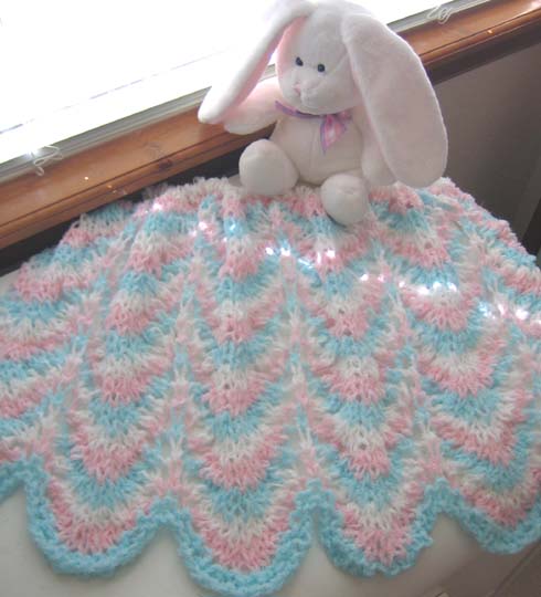 Ravelry: Crochet Ripple Baby Blanket pattern by Judy Hice