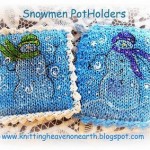 Snowman Potholders