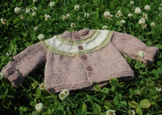 Concentric Stripes Baby Cardigan
