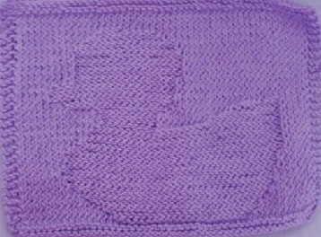 homespun living: waffle knit dishcloth pattern