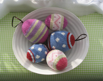 Knitted Easter Eggs