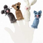Bear, Bunny, Kitty and Mouse Finger Puppet