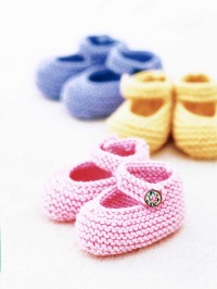 Baby Mary Jane Booties