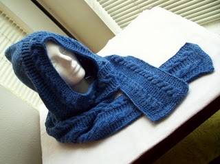 I need a crocheted hooded scarf pattern, preferably one withOUT a
