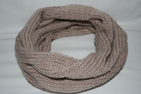 Long infinity cowl - new tube scarf knitting pattern - Providence