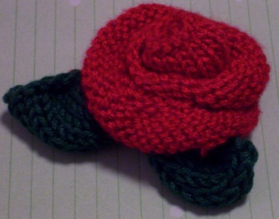 Rose Knitting Pattern