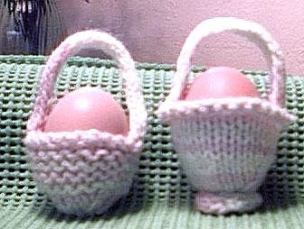 One Egg Easter Basket Knitting Pattern