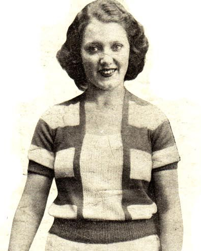Striped Sweater, 1930's