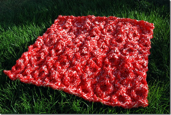 Garter Stitch Squares Scarf Pattern - Knitting Patterns and