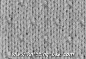 Dot Stitch Knitting Pattern