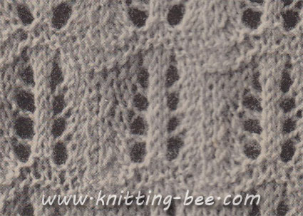 free feather stitch knitting pattern