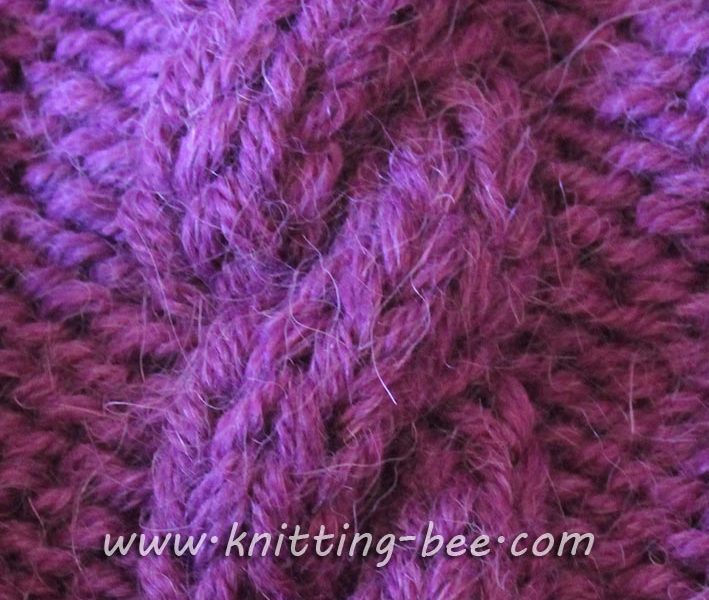 Simple Rope Cable Knitting Pattern