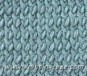 Twisted Stockinette Stitch Knitting Pattern