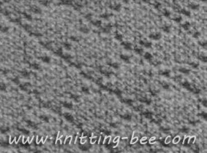 Diamond Brocade Stitch Knitting