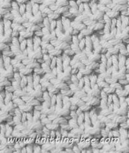 Double Seed Stitch Knitting Pattern